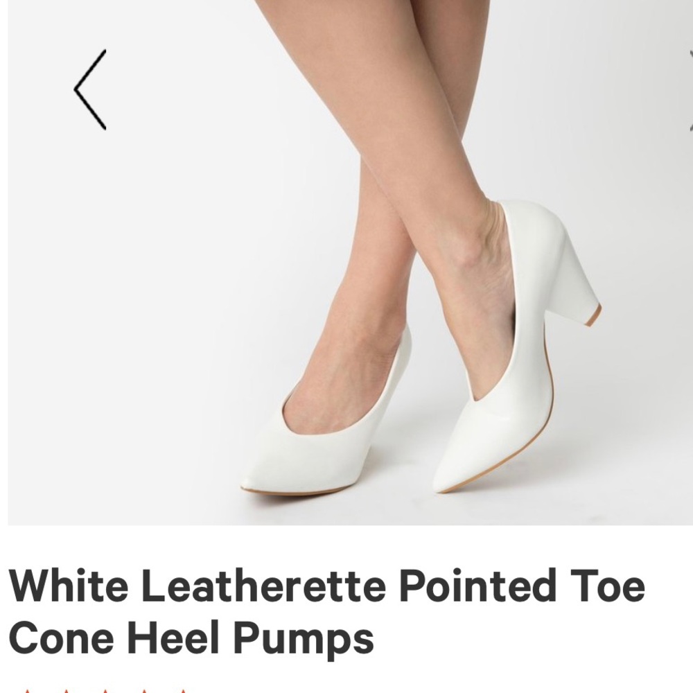 ISO white retro pumps
